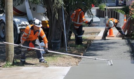 Réfection de trottoir en béton 