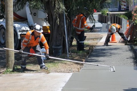 Réfection de trottoir en béton 