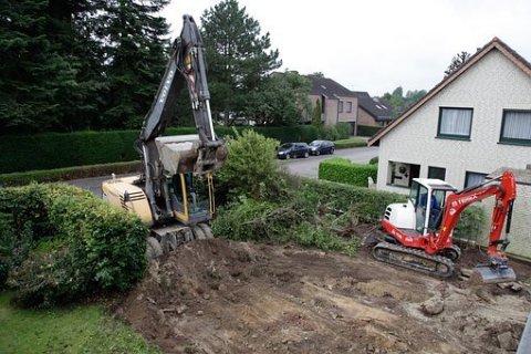 Terrassement pour particulier a le Tampon pour construction 