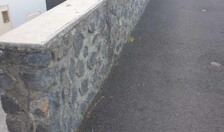 Création ou rehaussement de mur en parpaing sur muret existant à Saint-Pierre